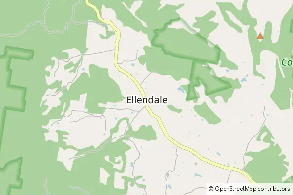 Mapa Ellendale