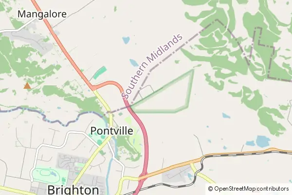 Mapa Pontville