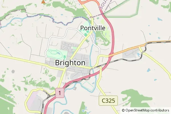 Mapa Brighton