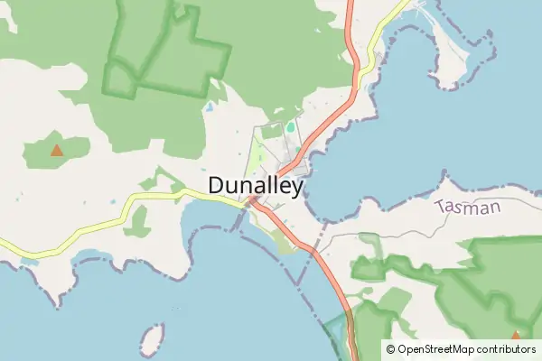 Mapa Dunalley