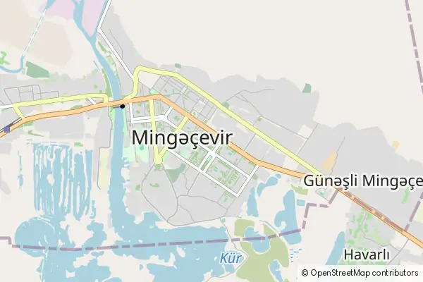 Mapa Mingachevir