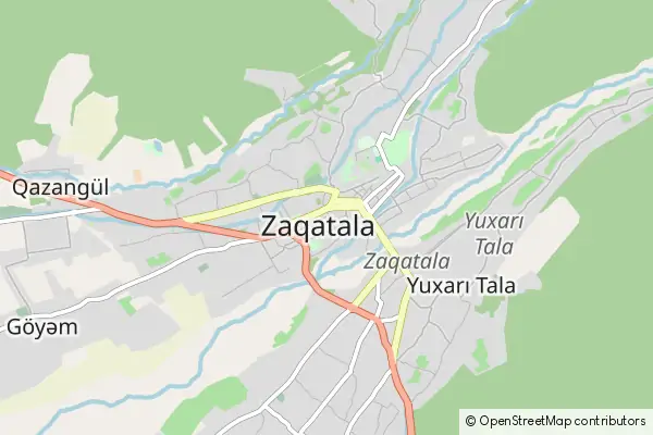 Mapa Zaqatala