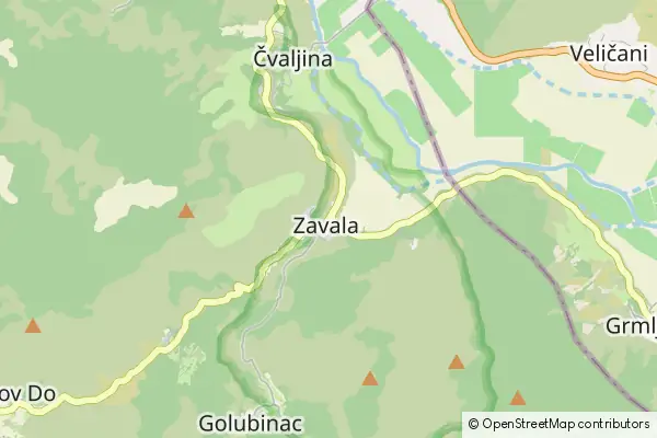 Mapa Zavala