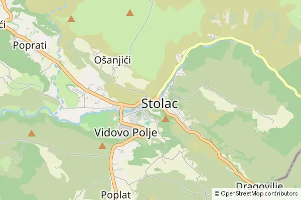 Mapa Stolac