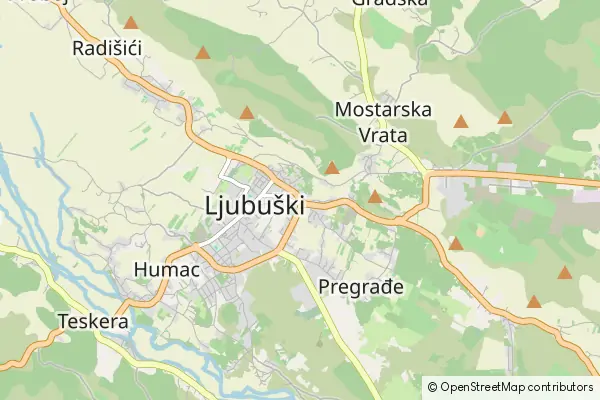 Mapa Ljubuški