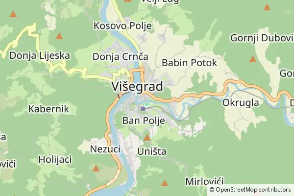 Mapa Wiszegrad