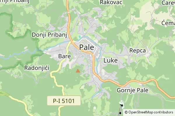 Mapa Pale