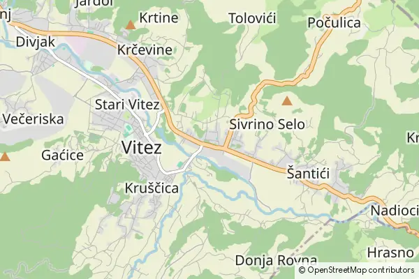 Mapa Dubica