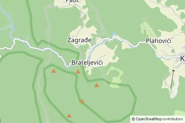 Mapa Brateljevići