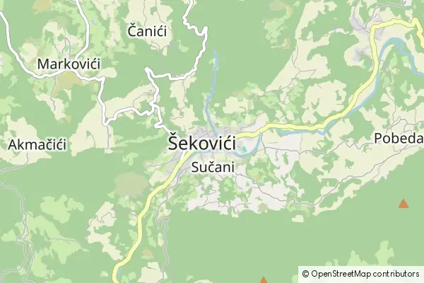 Mapa Šekovići