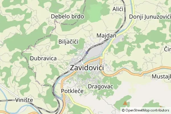 Mapa Zavidovići