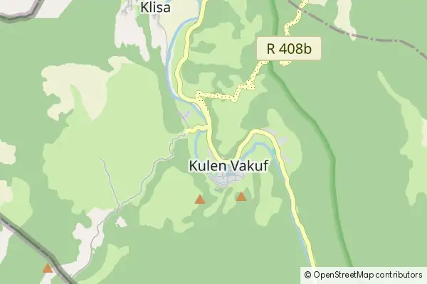 Mapa Kulen Vakuf