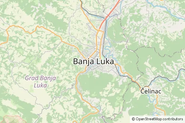 Mapa Banja Luka