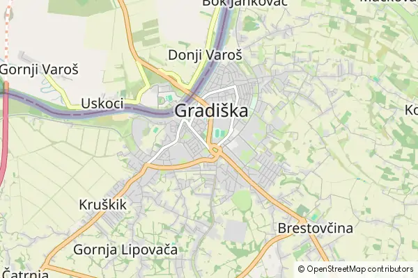 Mapa Gradiška