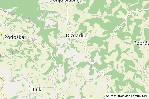 Mapa Čitluk