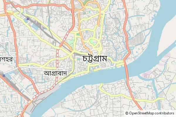 Mapa Chittagong City