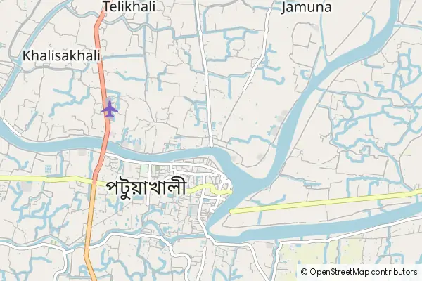 Mapa Patuakhali