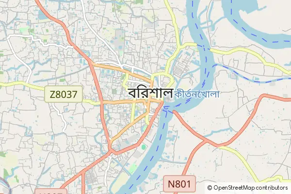 Mapa Barisal City