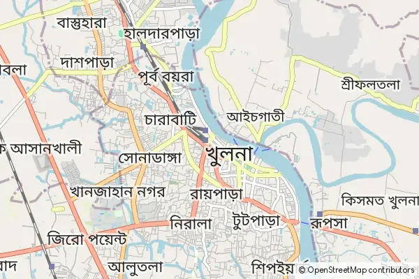 Mapa Khulna City