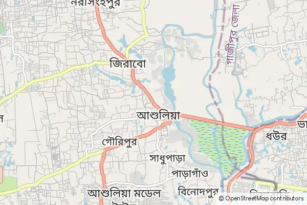 Mapa Ashulia