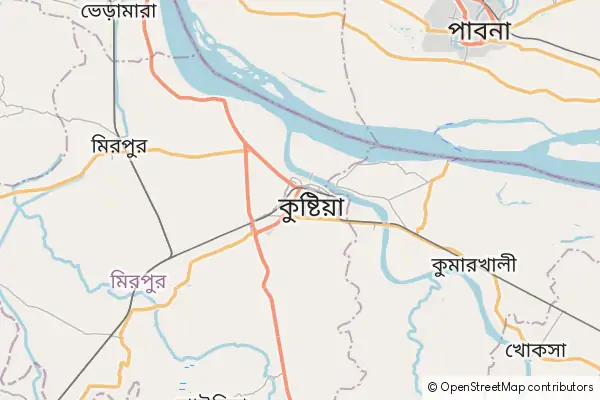 Mapa Kushtia