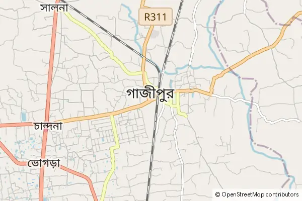 Mapa Gazipur