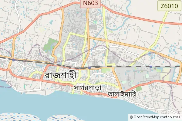 Mapa Rajshahi City