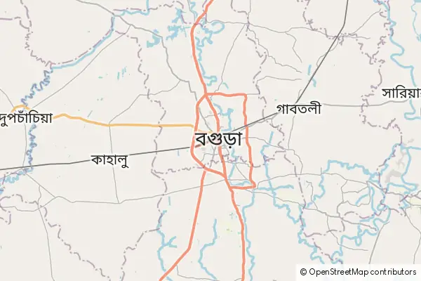 Mapa Bogra