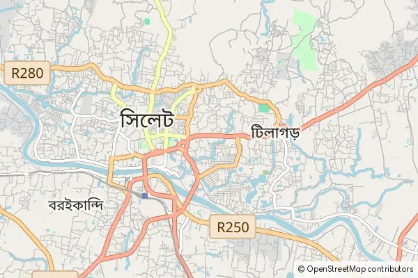 Mapa Sylhet City