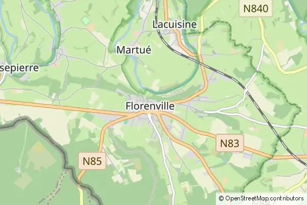 Mapa Florenvill