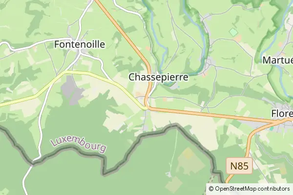 Mapa Chassepierre