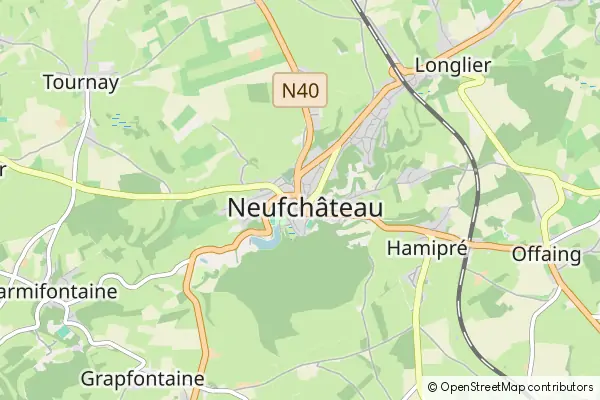 Mapa Neufchâteau