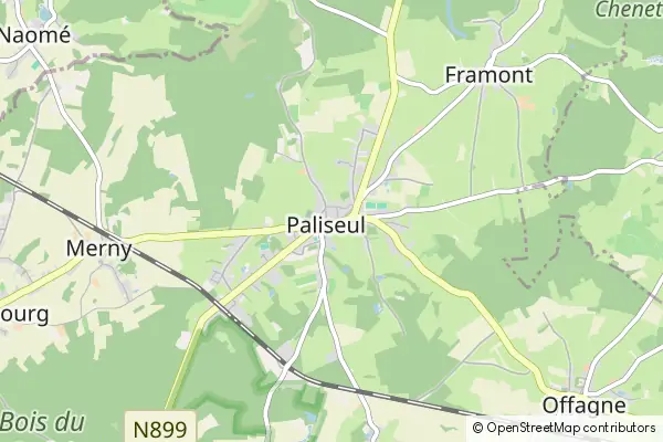 Mapa Paliseul