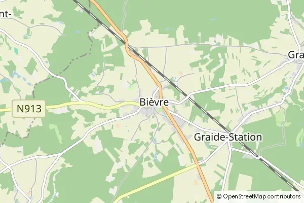 Mapa Bièvre