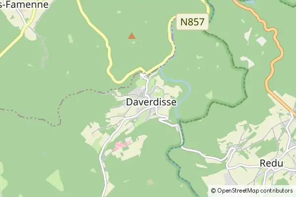 Mapa Daverdisse