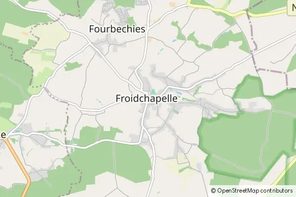 Mapa Froidchapelle