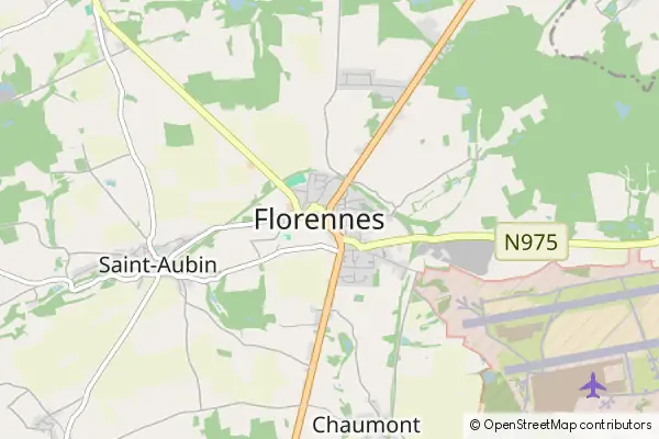 Mapa Florennes