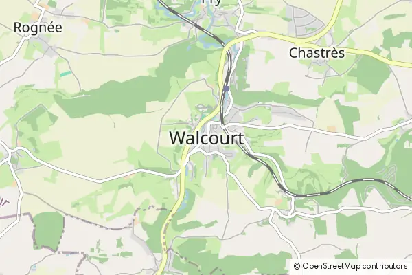 Mapa Walcourt