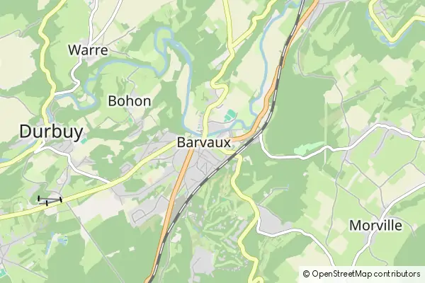 Mapa Barvaux