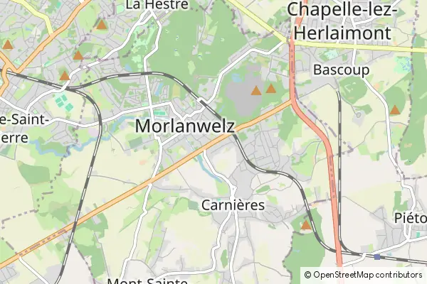 Mapa Morlanwelz