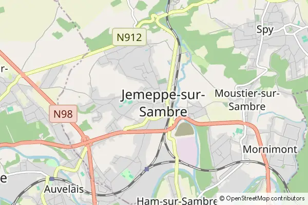 Mapa Jemeppe-sur-Sambre