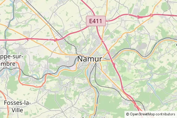 Mapa Namur