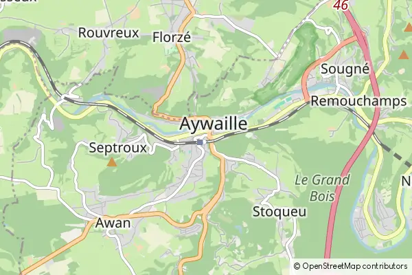 Mapa Aywaille