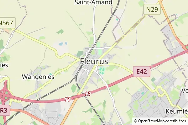 Mapa Fleurus