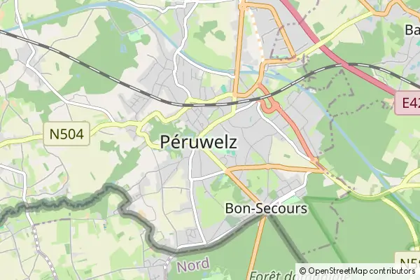 Mapa Péruwelz