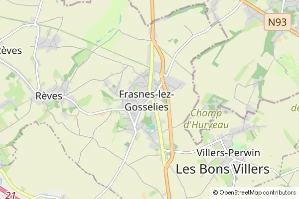 Mapa Bons Villers