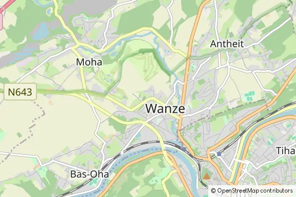 Mapa Wanze