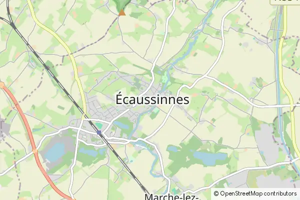 Mapa Ecaussinnes