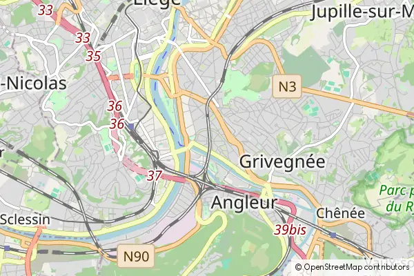 Mapa Verviers