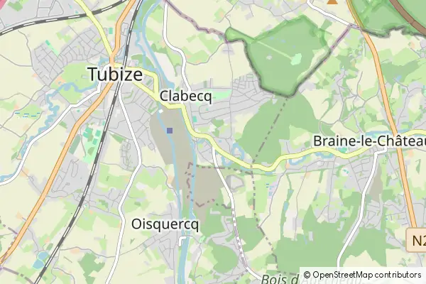 Mapa Tubize